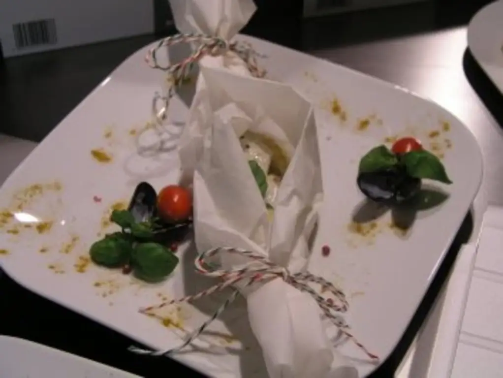 Треска с шафраном