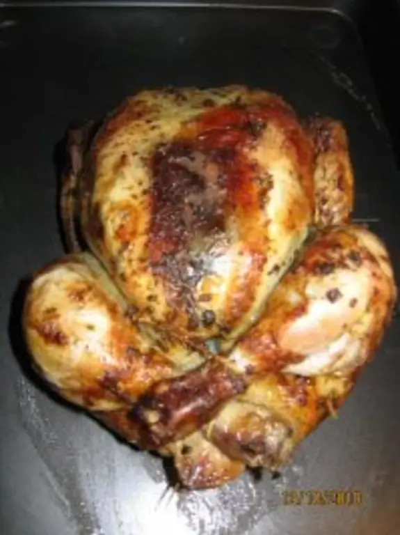 Хрустящий цыпленок с травами