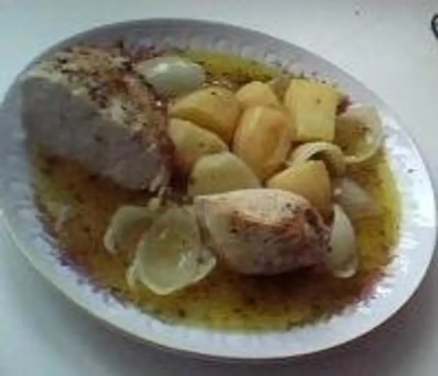 Хрустящая лимонная курица