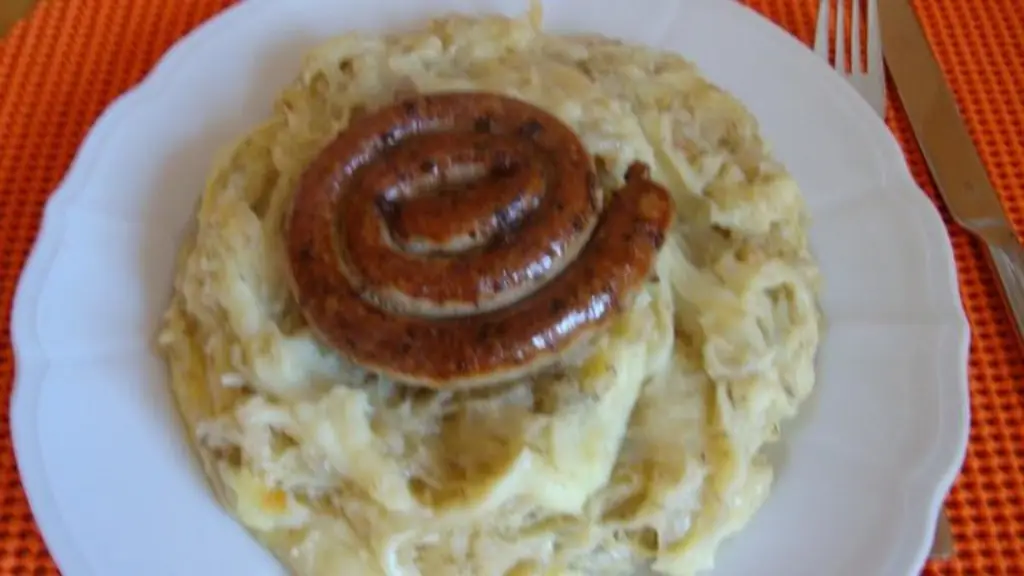 Запеченная квашеная капуста