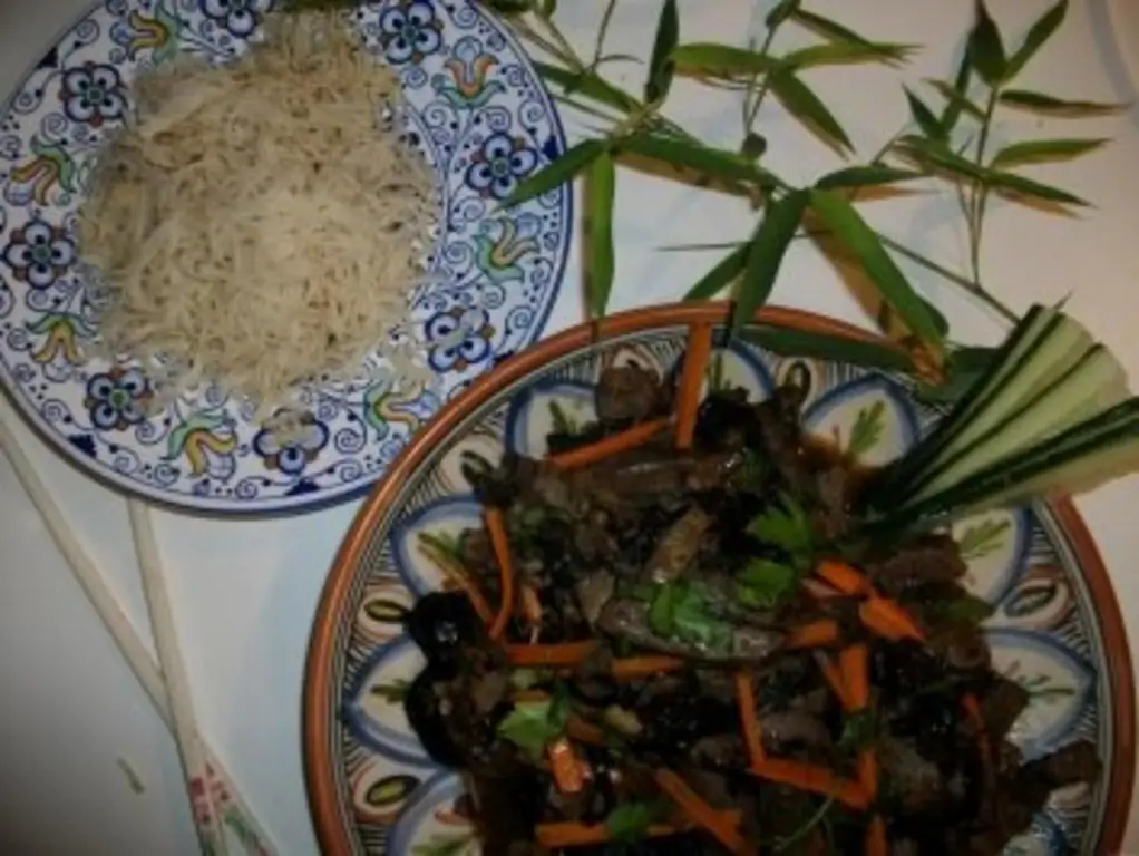 Тайская жареная печень