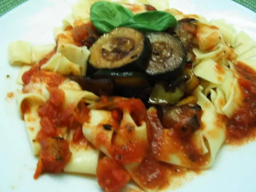 Тальятелле с бальзамическим уксусом