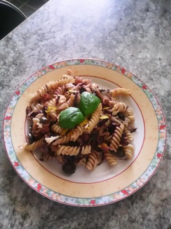 Паста с апельсинами