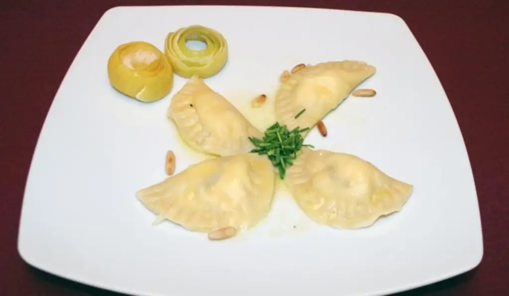 Домашние равиоли с лимонным маслом