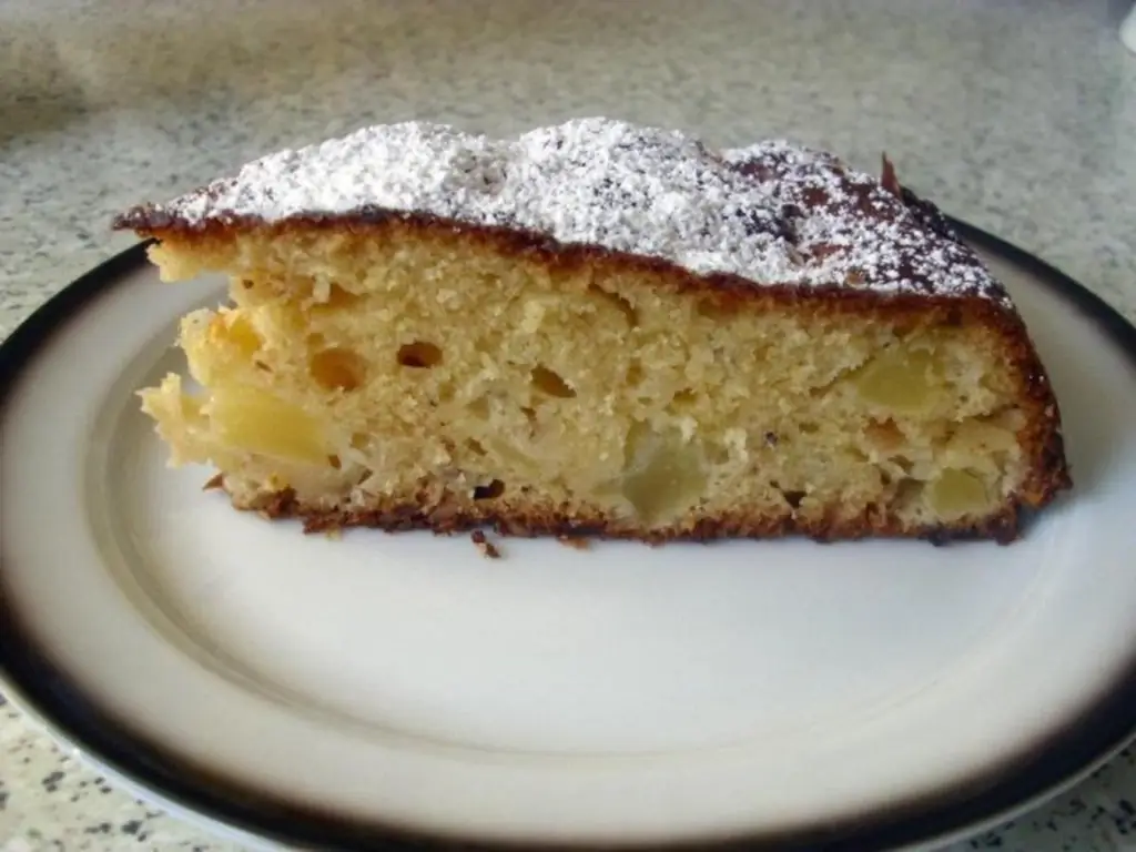 Лимонный яблочный пирог