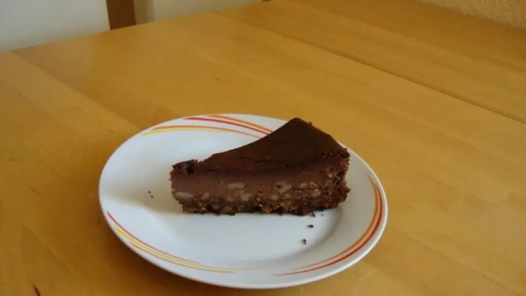 Чизкейк шоколадный с бисквитной основой