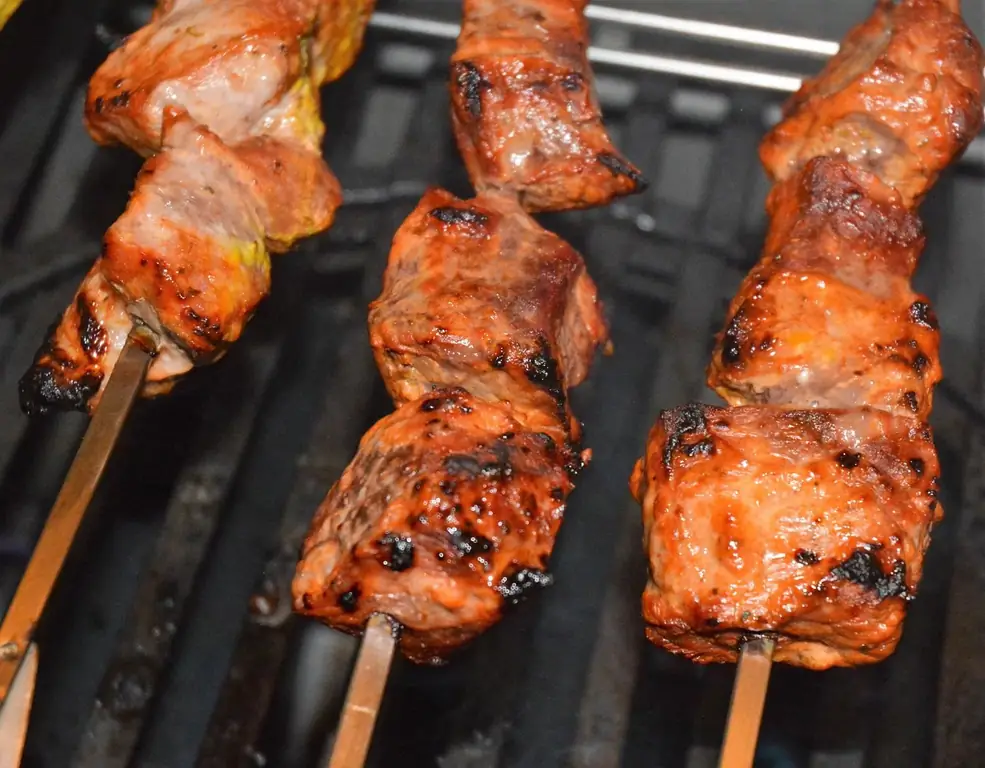 Шашлык из гриля