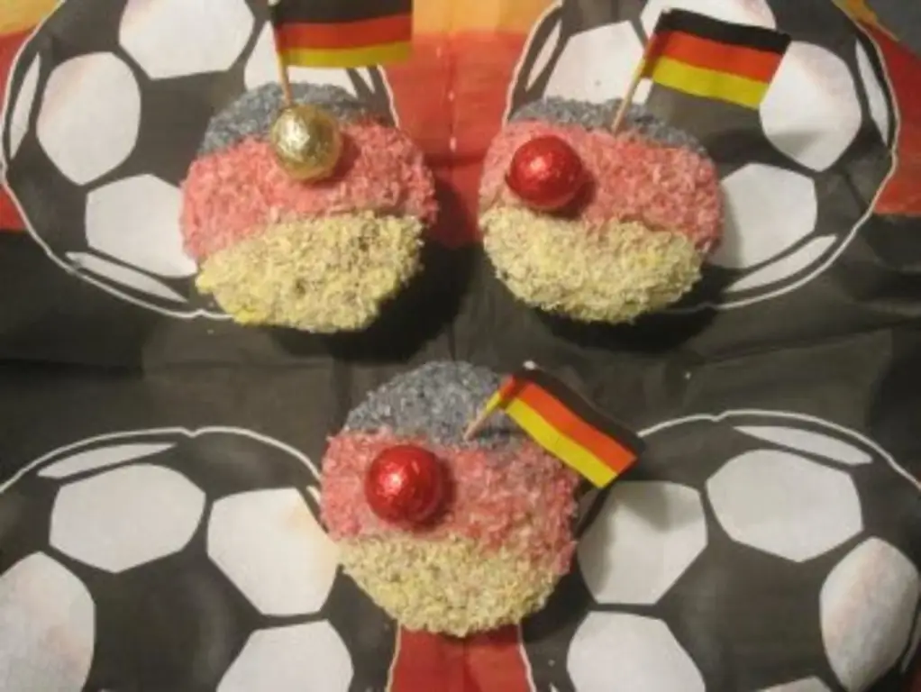 WM Germany Muffins Football Детский день рождения