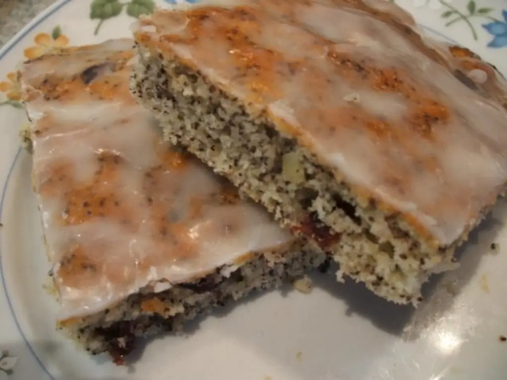 Выпечка: Ломтики творожного мака