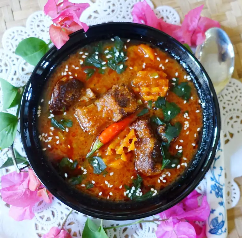 Балийский суп из говядины а-ля Шривиди