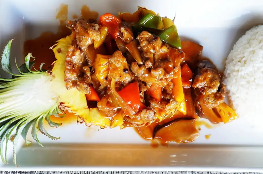 Говядина с ананасом аля "Граха"