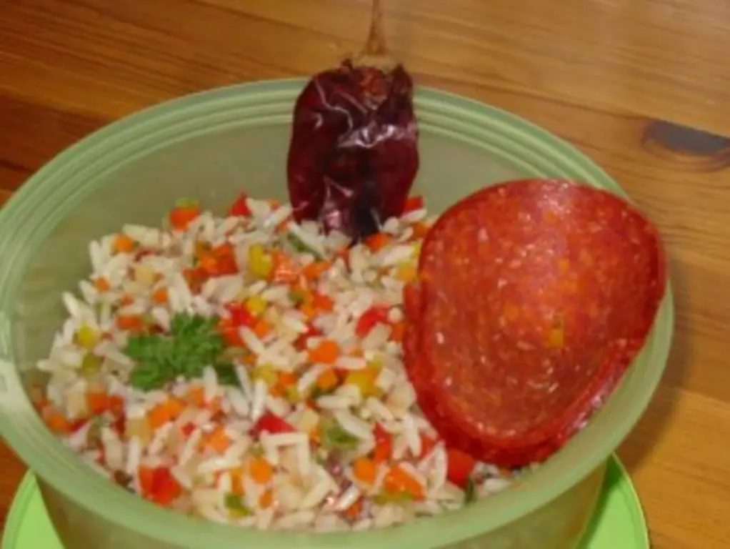 Мексиканский рисовый салат