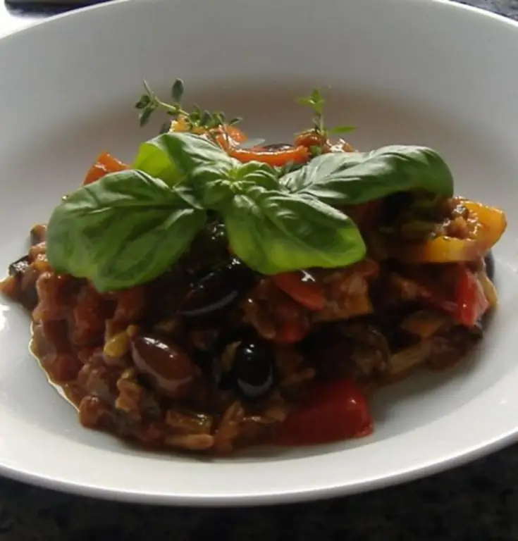 Острый овощной салат с Сицилии