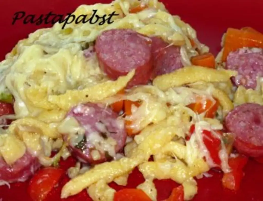 Запеченная сковорода для шпецле