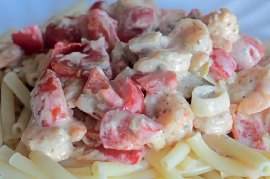 Королевские креветки со сливочным сыром