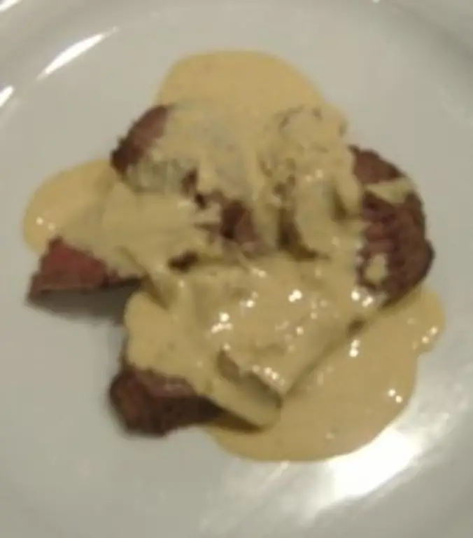 Шатобриан с белыми грибами