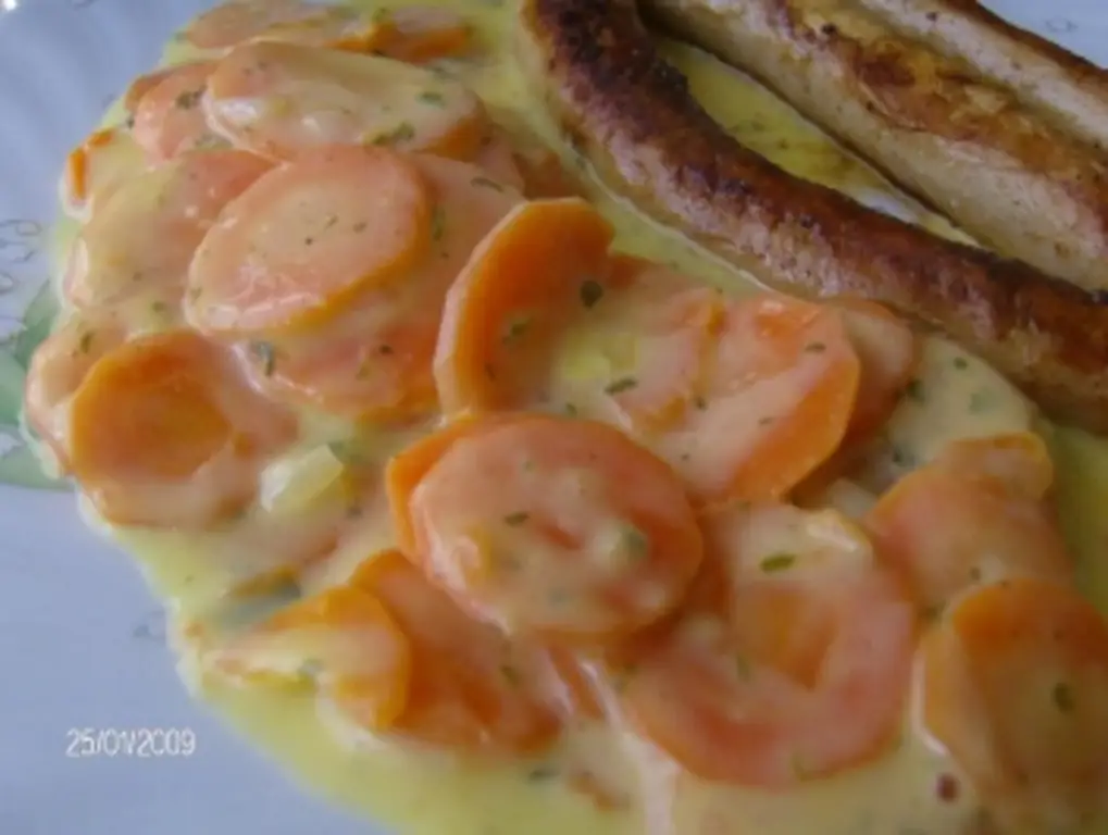 Морковь в сливках