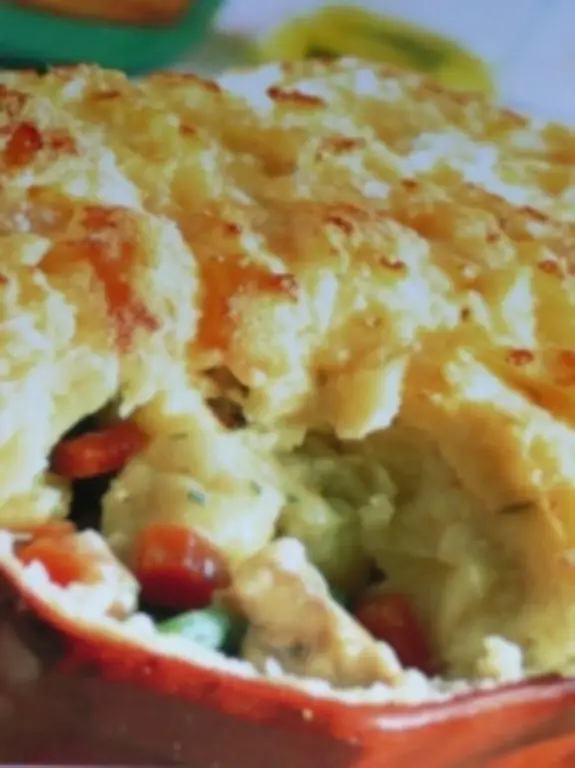 Овощная запеканка с картофельной корочкой