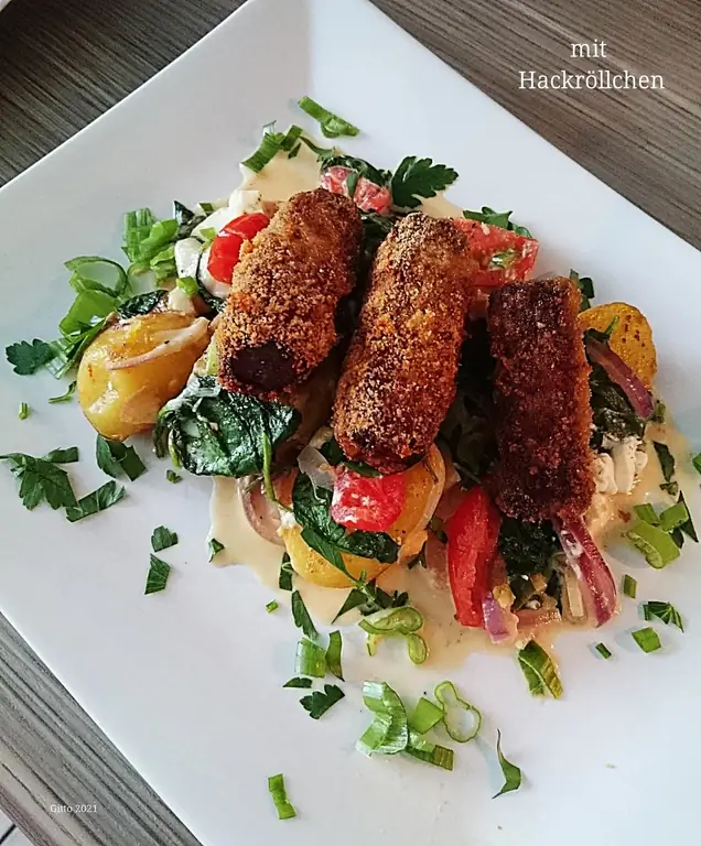 Картофельная сковорода по-флорентийски