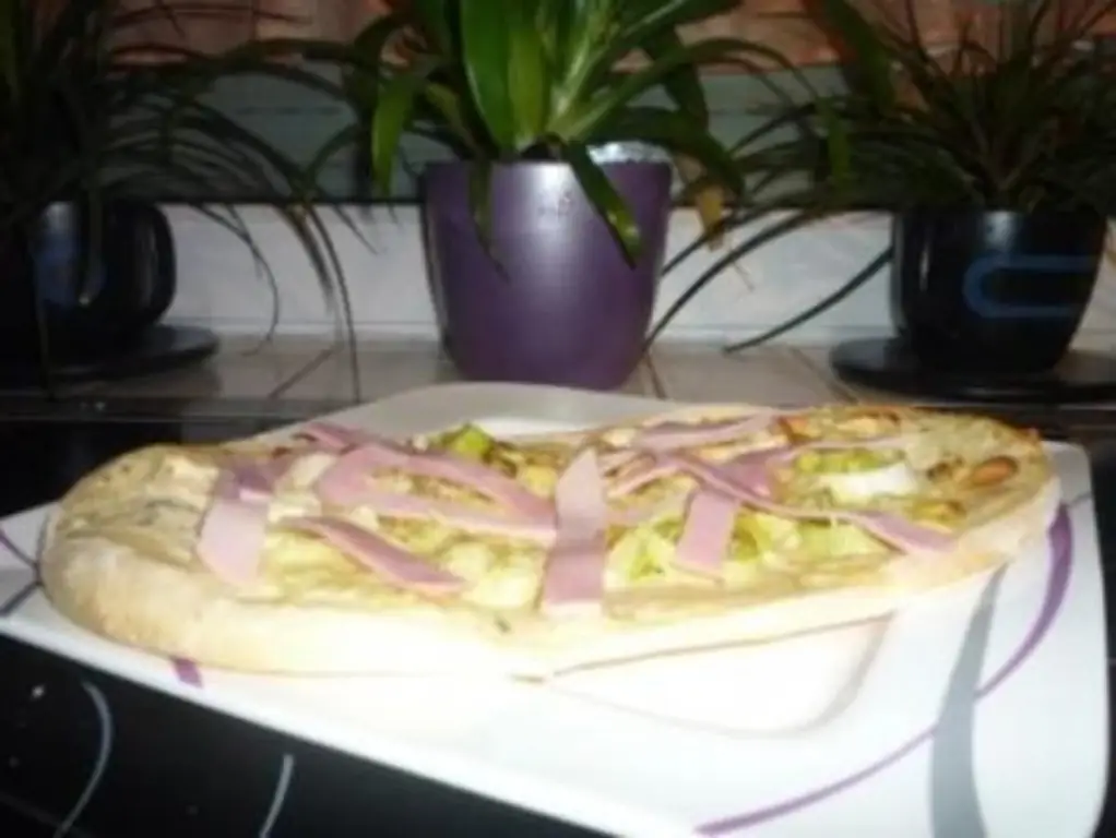 Flammkuchen Лук-порей