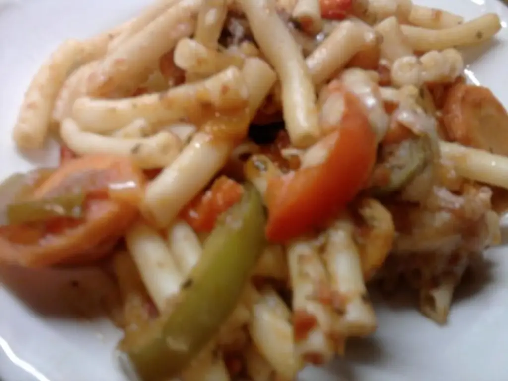 Красочные макароны