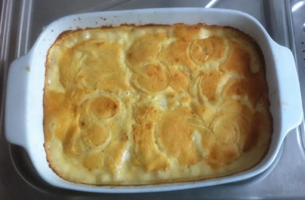 Жареный касселер в горчичном соусе