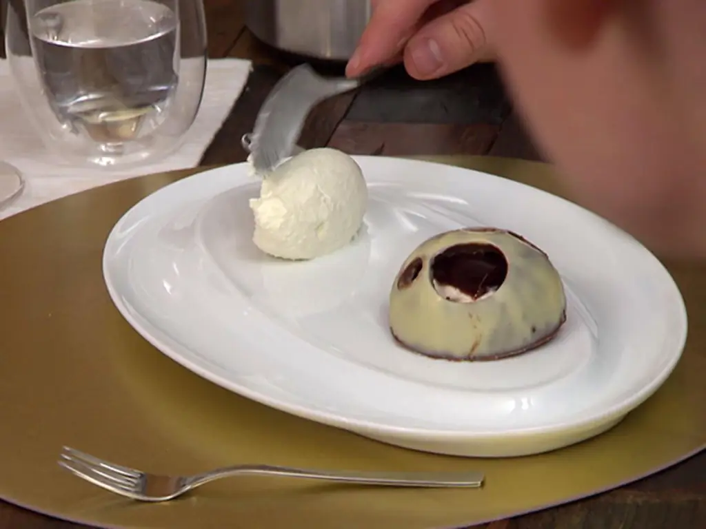 Зима, шоколад, снежный шар