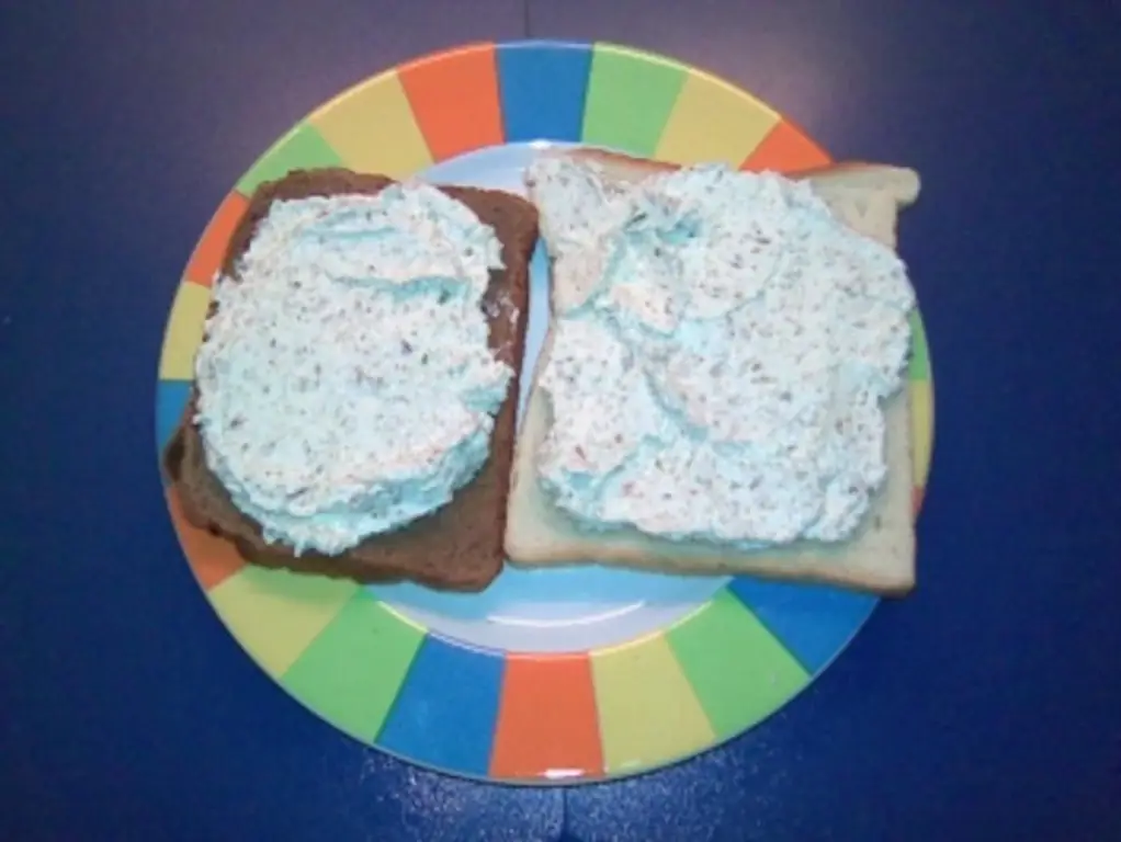 Грецкий орех на хлебе