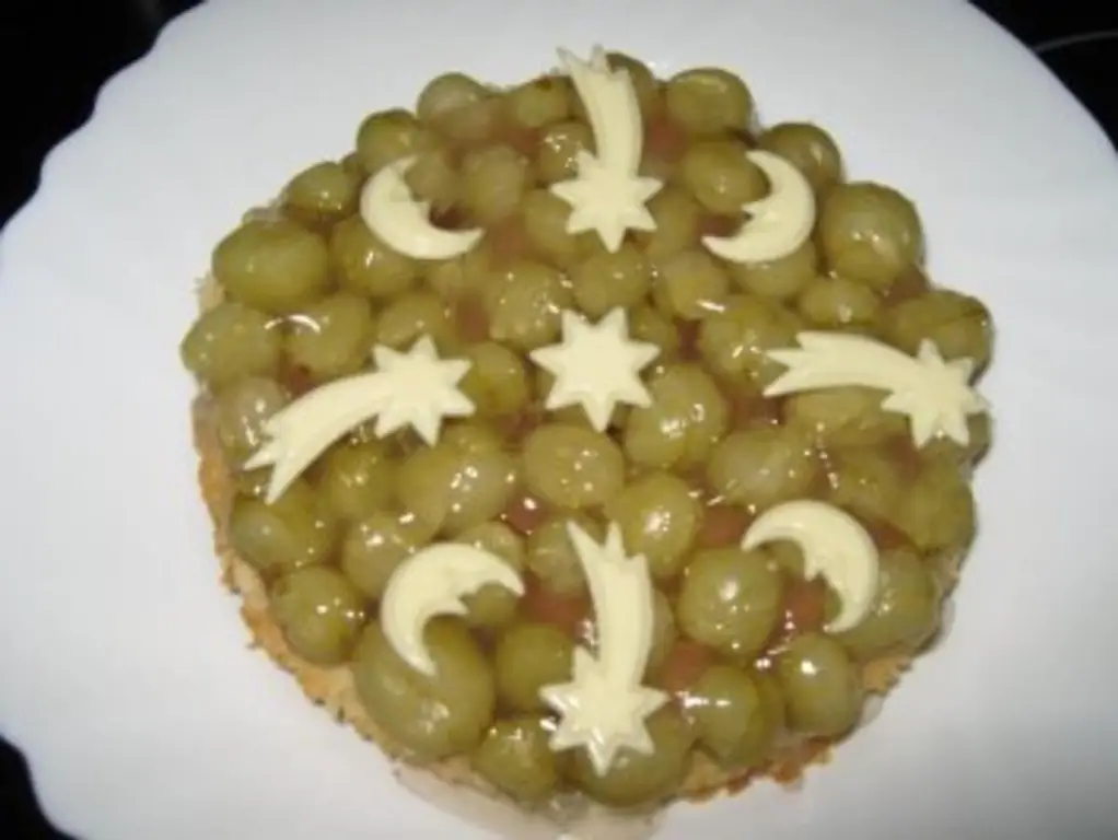 Маленький пирог с крыжовником на 20 сковородок