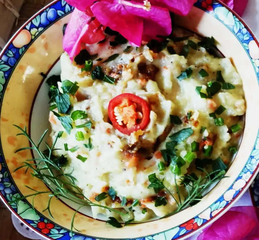 Картофельное пюре по-балийски аля Dewi Desi