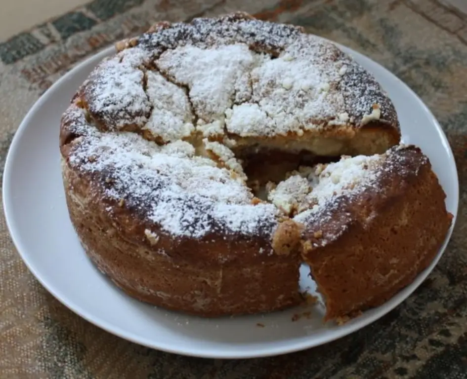 Саксонский сливовый торт