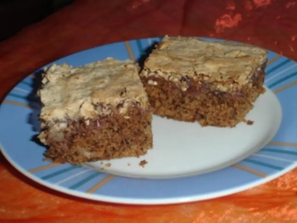 Линцские ломтики с сахаром и маслом