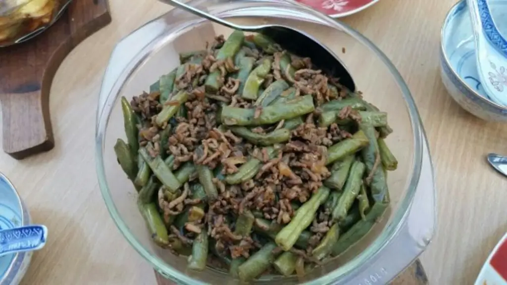 Китайский салат из фасоли