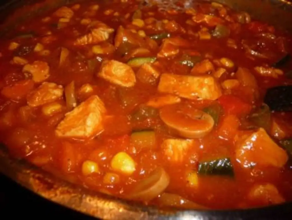 Китайский горшок с индейкой