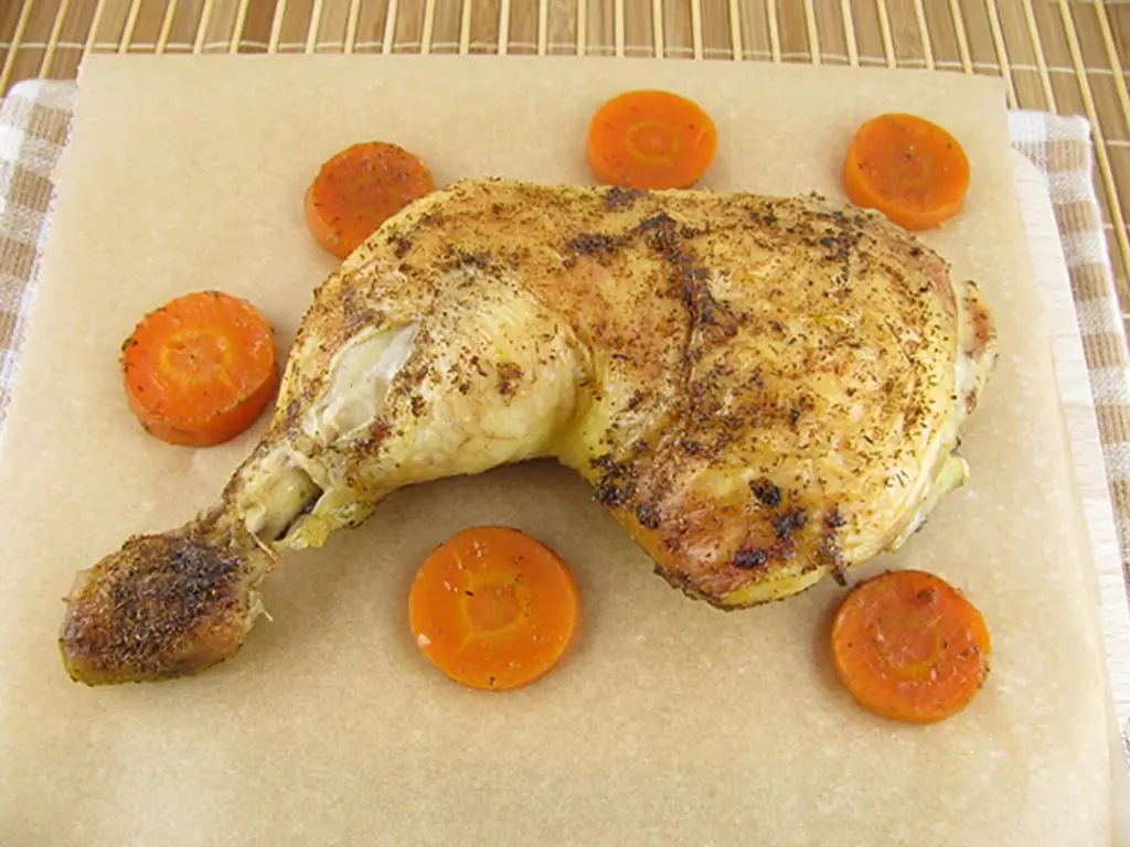 Куриные бедра в трубке для запекания