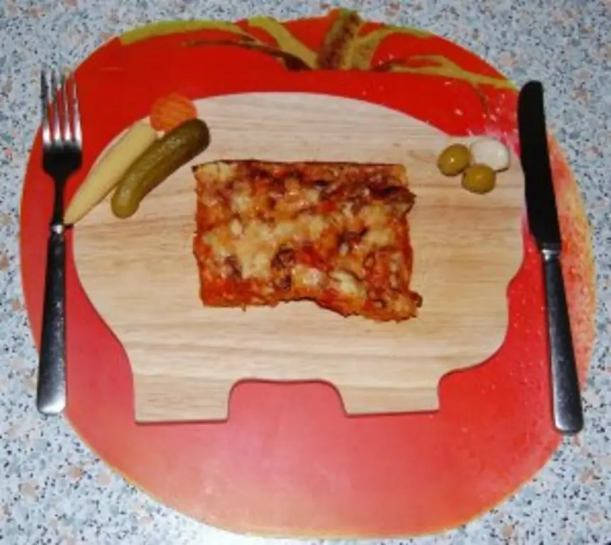 Картофельная пицца быстро готовится