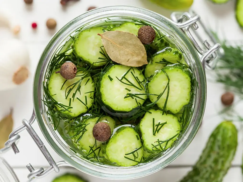 Консервированные датские огурцы