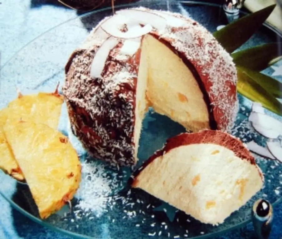 Бомба с ананасовым мороженым