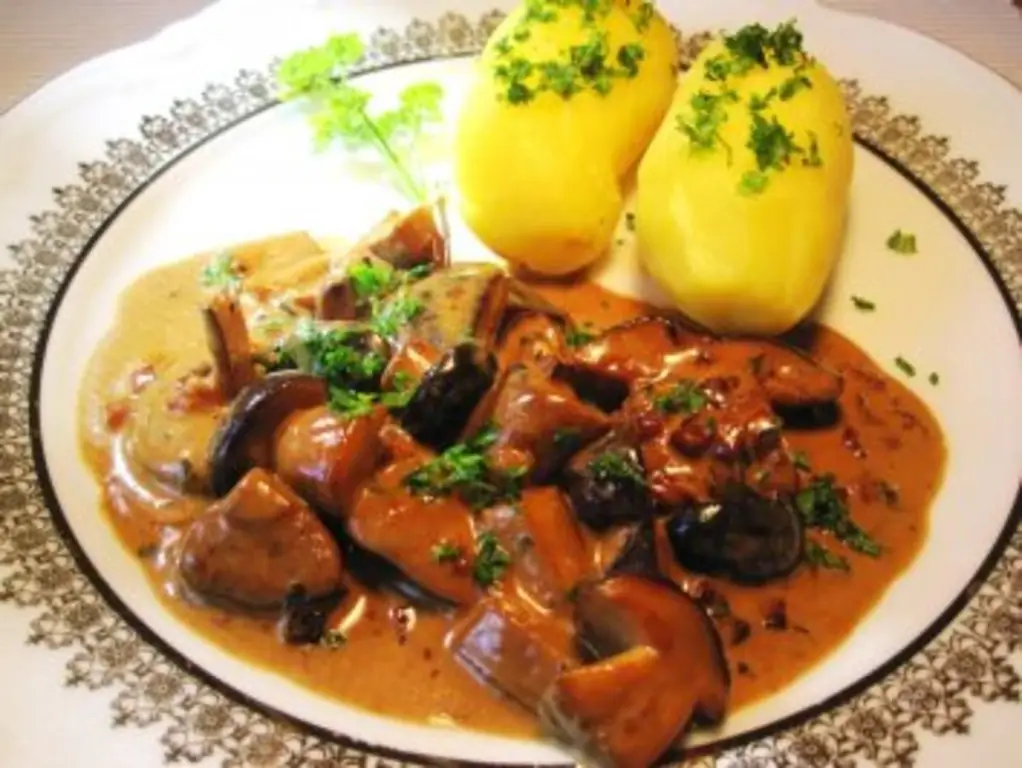 Каштаны в нежном сливочном соусе