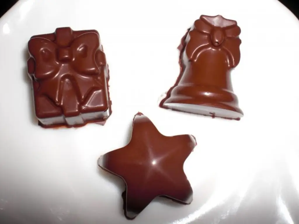 Шоколадные пралине с миндалем