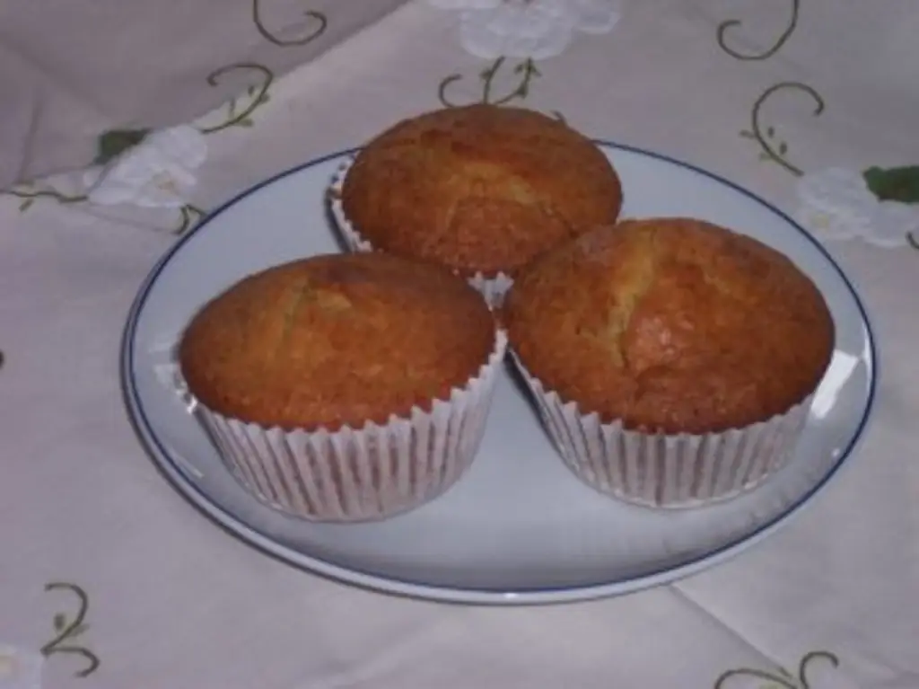 Маффины с фруктами