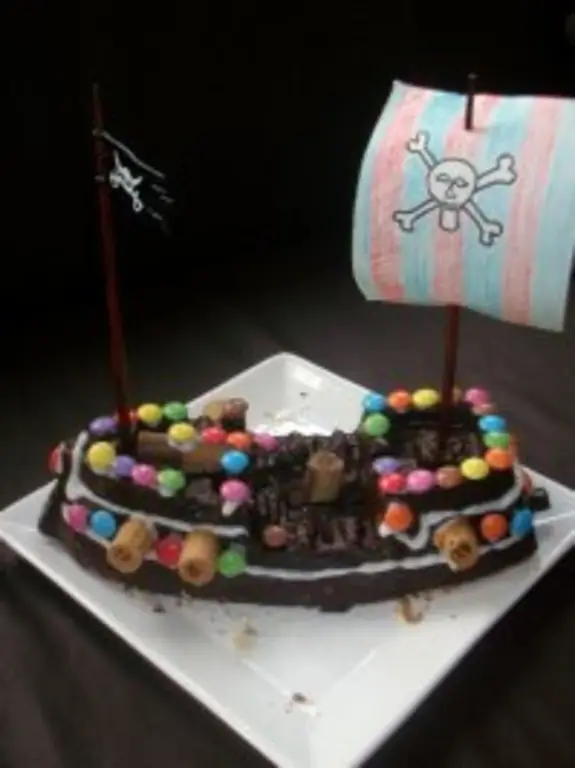 Пиратский корабль с маслом и яйцами