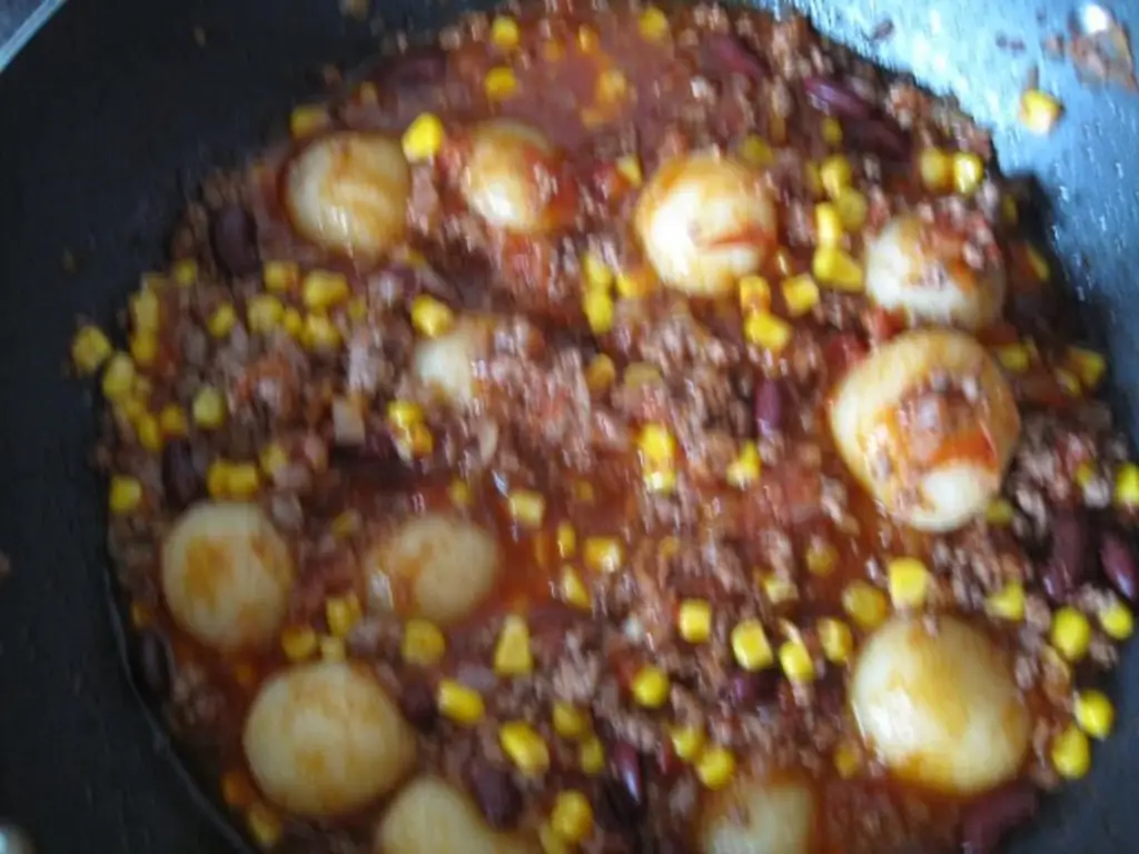 Пельмени с чили кон