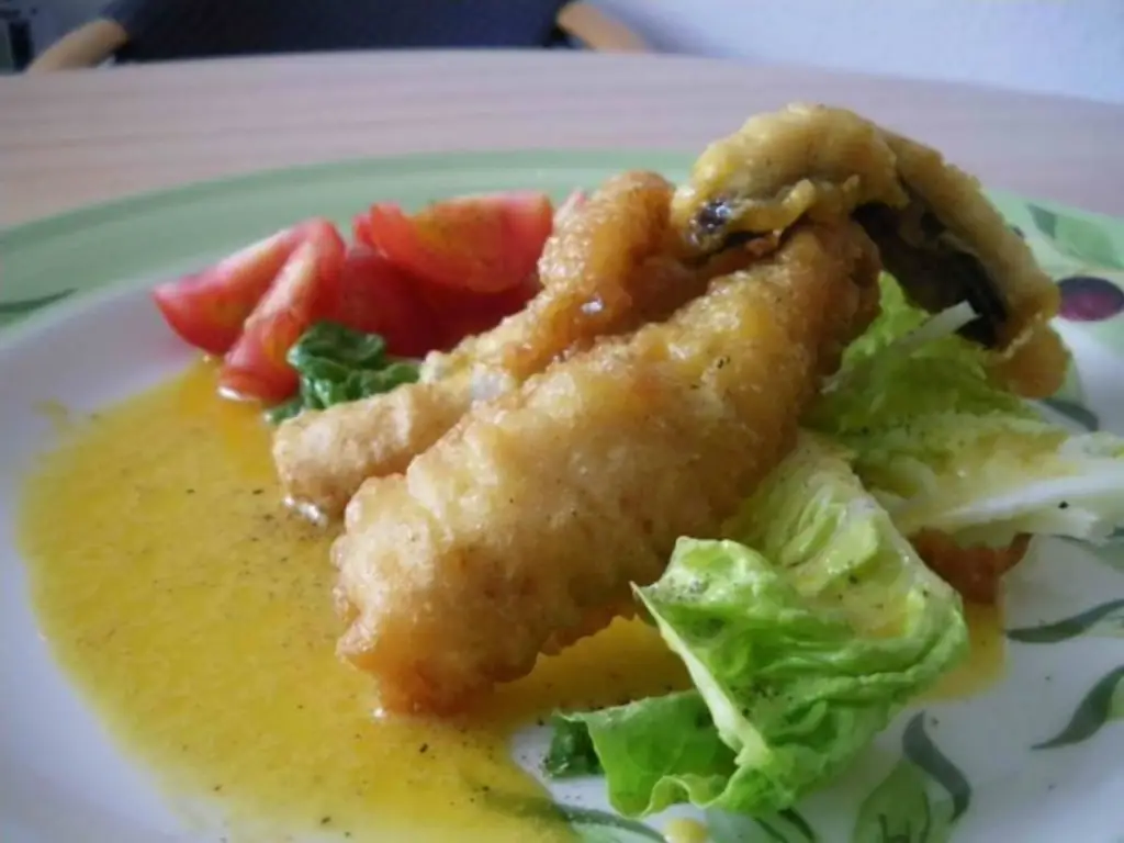 Пончики из саргана с шафраном