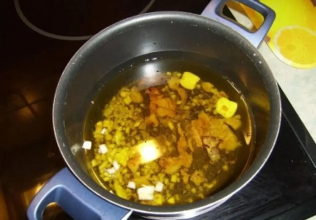 Топленый гусиный жир