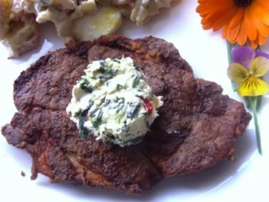 Масло с дикими травами для гриля