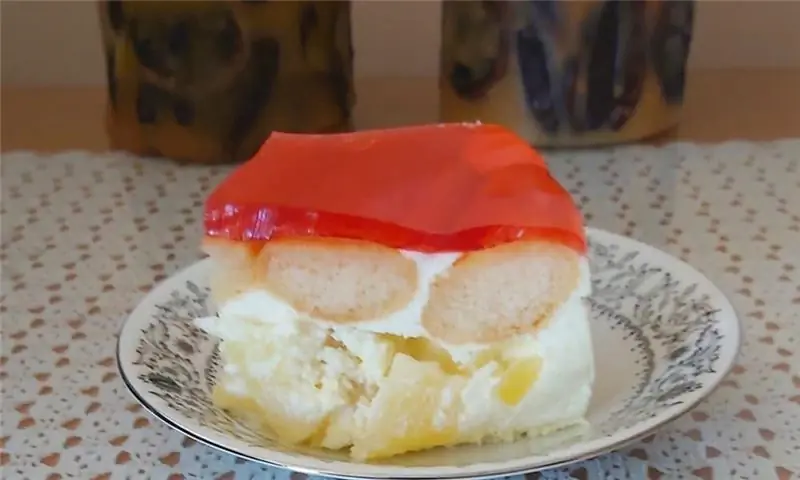Изумительный крем с грушевым или ананасовым компотом. - это идеальный вкус