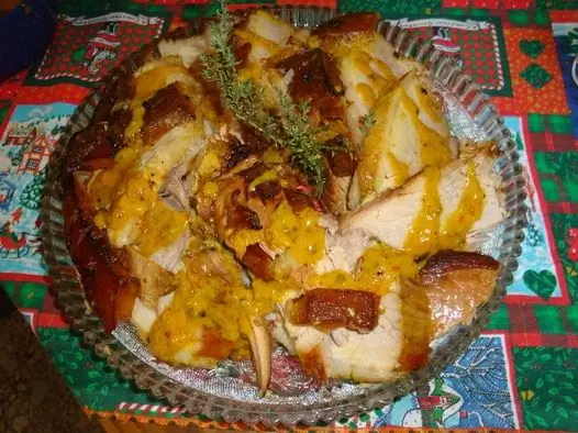 Вкусная свиная ножка с апельсином для праздничного стола