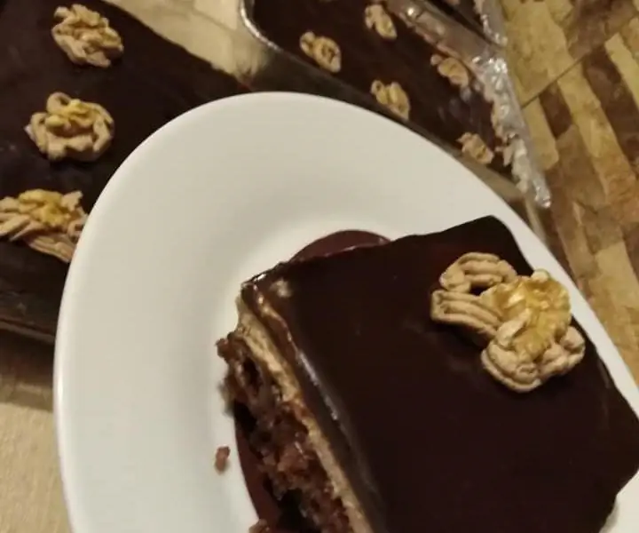 Изумительный ореховый пирог с шоколадом! Кусать и наслаждаться