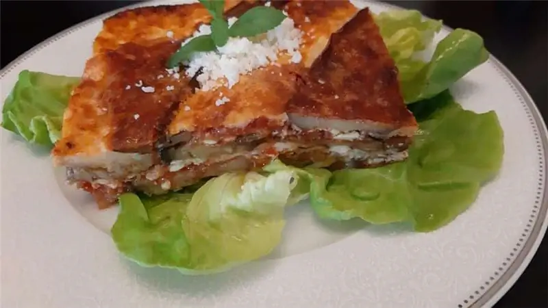 Замечательное и вкусное суфле из баклажанов